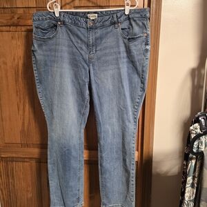 Maurices Light Blue Straight Leg Jeans